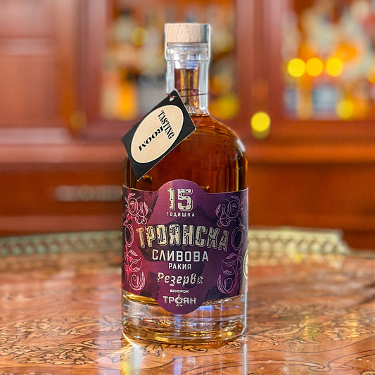 Сливова ракия Троянска Резерва 15 , 700 ml