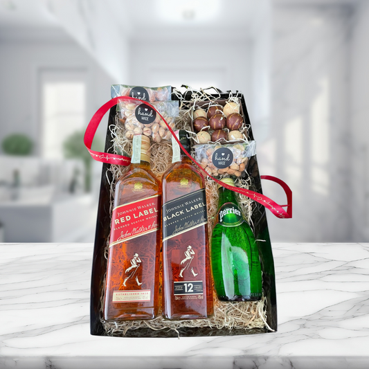 Подаръчна кутия с 2 вида уиски Johnie Walker , код 124