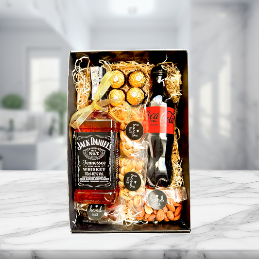 Подаръчна кутия с уиски Jack Daniels и кола, код 301