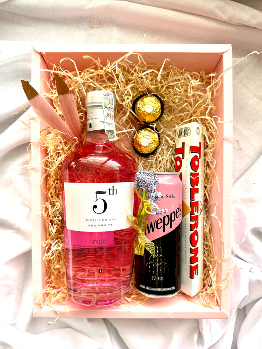 Подаръчна кутия с джин The 5th , код 317