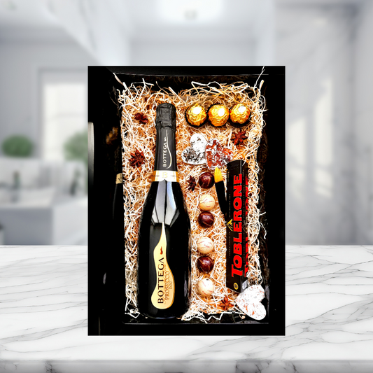 Подаръчна кутия с просеко Bottega   , код 307