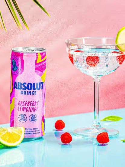 Коктейл Absolut Raspberry Lemonade - 250 ml