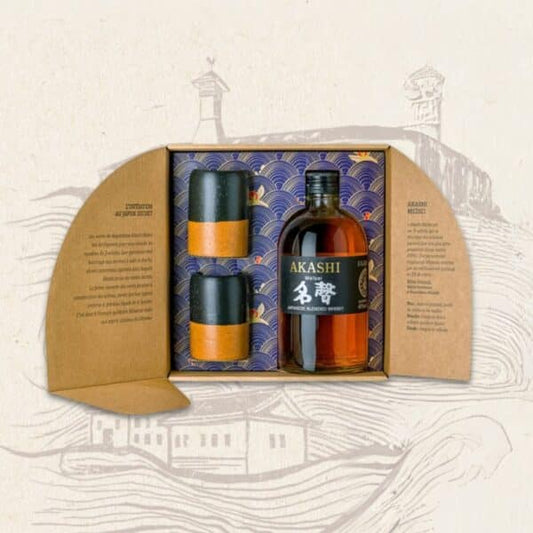 Уиски Akashi 500 ml + 2 чаши