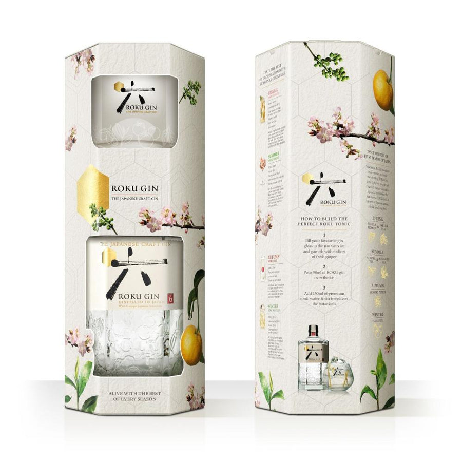 Джин Roku 700 ml + чаша