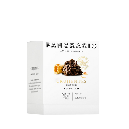 Шоколадови бонбони Pancracio negro-dark crulientes 140 gr.