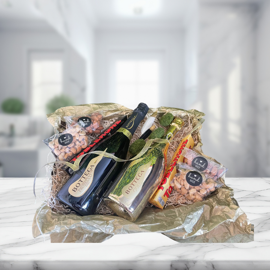 Подаръчна кутия с 2 вида просеко Bottega, код 134
