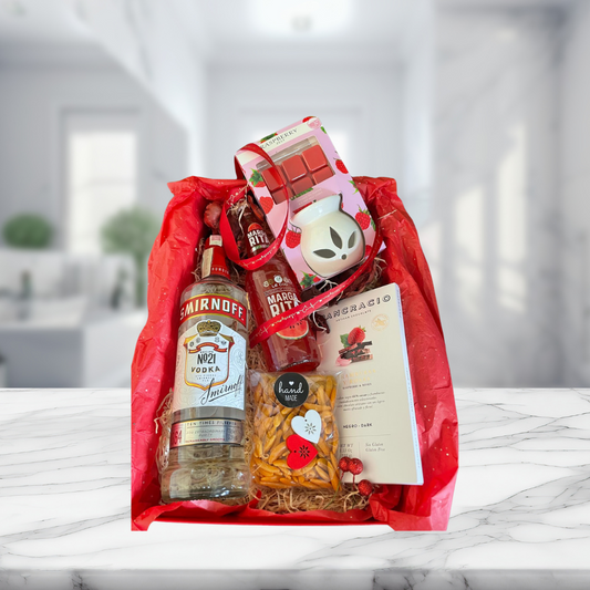 Подаръчна кутия с водка Smirnoff и ароматни кубчета , код 112