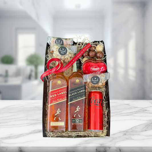 Подаръчна кутия с 2 вида уиски Johnie Walker , код 125