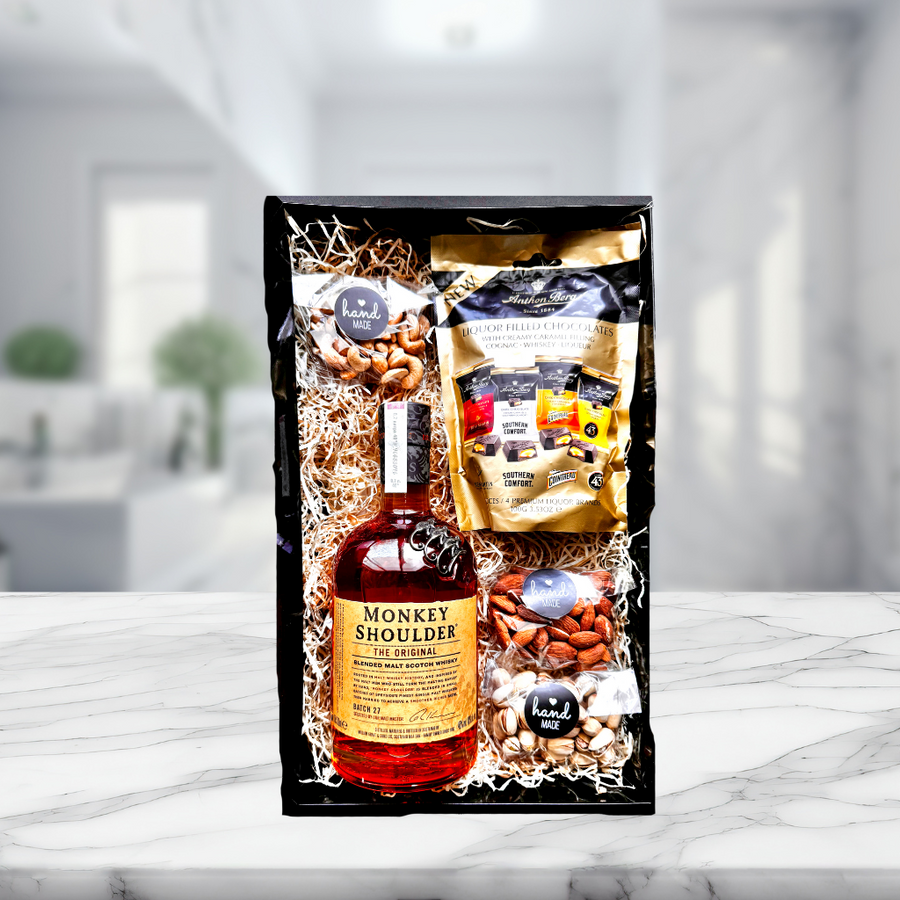 Подаръчна кутия с уиски Monkey Shoulder , код 306