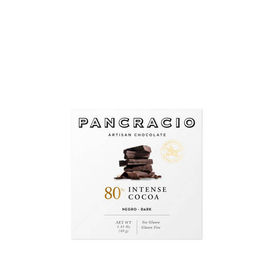 Шоколад Pancracio ngro-dark intense cocoa 80% 40 gr.