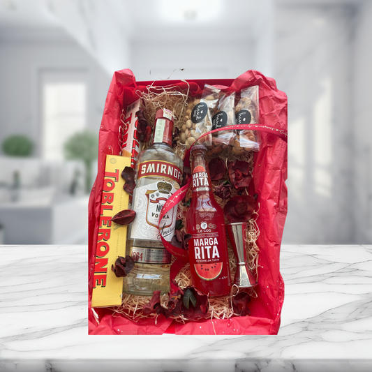 Подаръчна кутия с водка Smirnoff , код 104